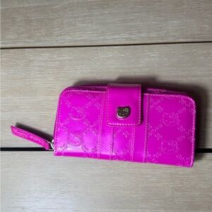 Hello Kitty Pink Embossed Wallet